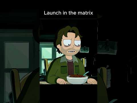 Launch in the Matrix #rickandmorty #shorts