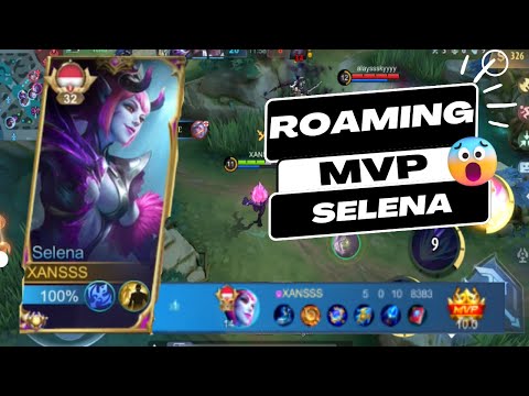 MLBB | PERFECT ROAM SELENA (AUTO MVP) ! I Mobile Legends | Selena Best Roamer Items/Build