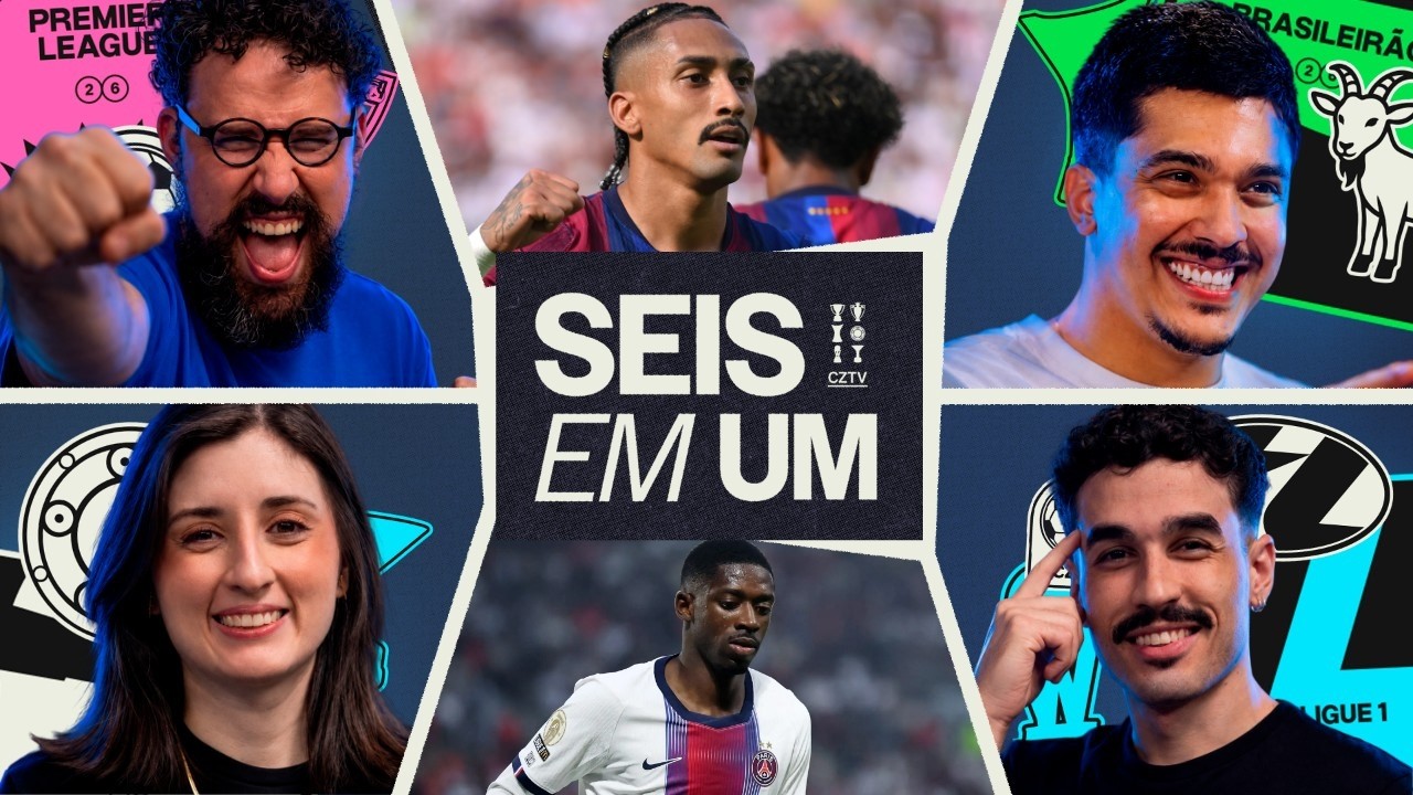AO VIVO: PSG VENCE A PRIMEIRA NA LIGUE 1 E O BARCELONA SEGUE VOANDO NA LALIGA | SEIS EM UM