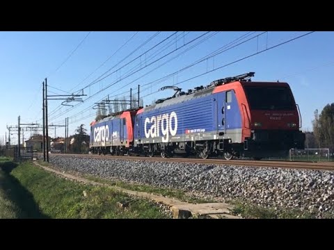CONOSCENZA LINEA per SBB Cargo: E474.012+E484.010 in transito a Cattolica!