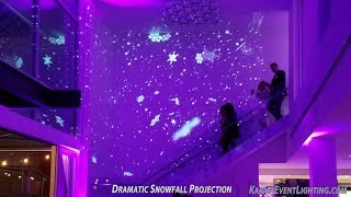 Snowfall Projection The Clayton On The Park Karma Event Lighting