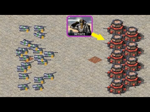 Grizzly vs Bunker Initiates - Same Cost - Red Alert 2