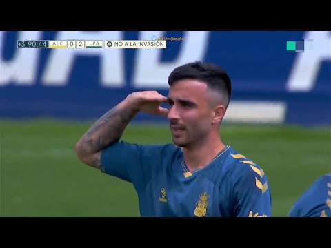 Gol de Rober Gonzalez en el Alcorcon 0 UD Las Palmas 2  |  21-22