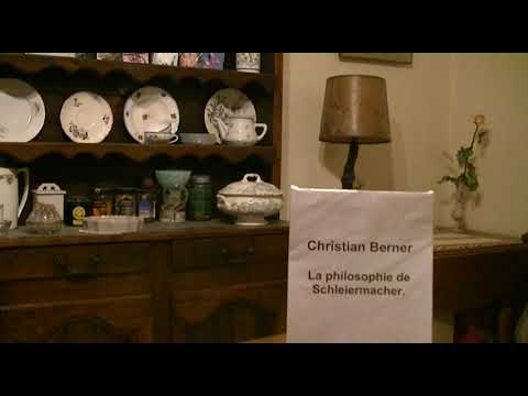 Christian Berner: La philosophie de Schleiermacher.
