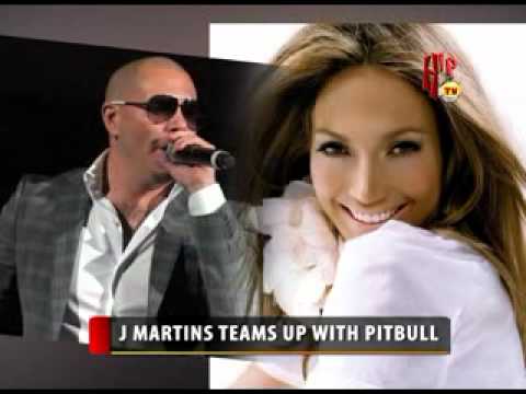 J MARTINS TEAMS UP WITH PITBULL (Nigerian Entertainment News)