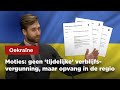 Drie moties van Jansen (FVD): vang Oekraïners op in de regio en help Nederlanders aan een woning!