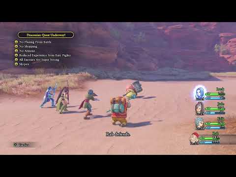 DQ 11 Gameplay Farming Alot Of Strength Seed