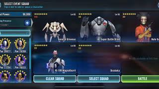 7 star padme unlock GG droids and Nute