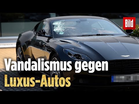 40 Nobel-Autos demoliert | Rund 1 Mio. Euro Schaden