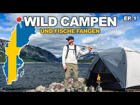 Fishing and camping in wild Sweden - the road to Lapland / Ep.1