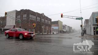 preview picture of video '11-16-14 Pana, Illinois Heavy Snow'