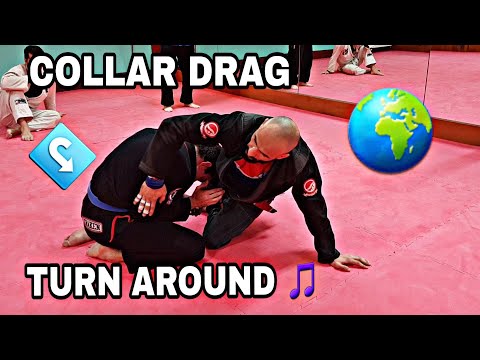 JJB COLLAR DRAG ! TOUR DU MONDE ! TECHNIQUE JIU-JITSU BRÉSILIEN JIUJITSU