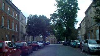 Woodstock Oxfordshire England drive through