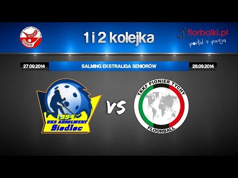 Skrót meczu unihokeja ekstraligi seniorów: Absolwent Siedlec - Jadberg Pionier Tychy