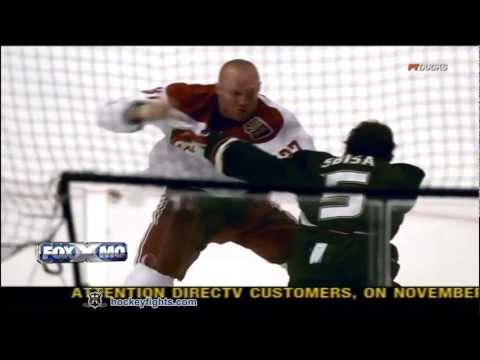 Raffi Torres vs Luca Sbisa Oct 23, 2011