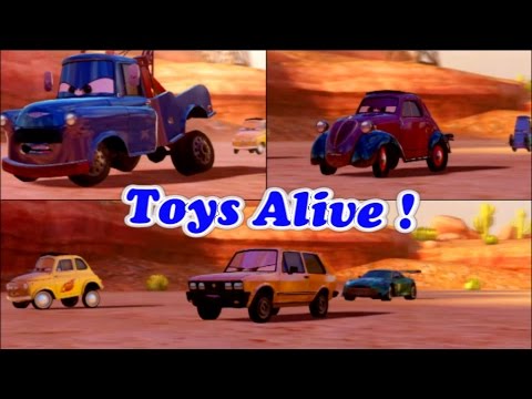 Cars 2 Game Play - 3 Players Battle Race 6
