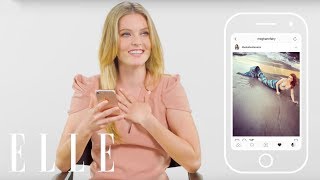 The Bold Type Star Meghann Fahy Insta-Stalks Her Castmates | ELLE video