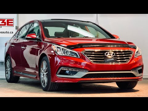 2015 Hyundai Sonata 4dr Sdn 2.0T Auto Ultimate in Red for sale at 3E Auto Sales in Mount Pearl, NL