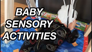 BABY SENSORY ACTIVITIES AT HOME | Easy Baby Gym Activities | HOW TO ENTERTAIN A BABY DEVELOPMENT