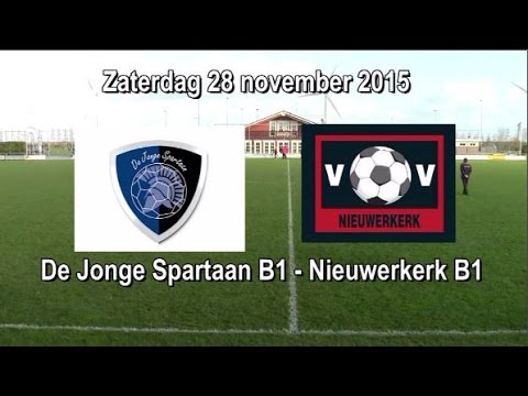 De Jonge Spartaan B1 - Nieuwerkerk B1 1-2
