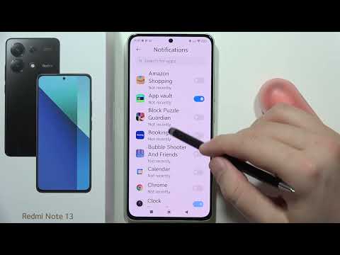 How to Turn ON/OFF App Notifications on Redmi Note 13 - Disable Notifications from any Application