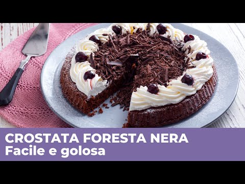 CROSTATA FORESTA NERA - Facile e golosa con "STAMPO FURBO"!
