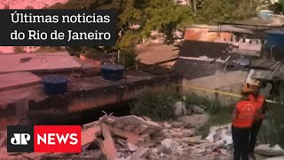 Desabamento deixa um morto e três feridos no Rio de Janeiro