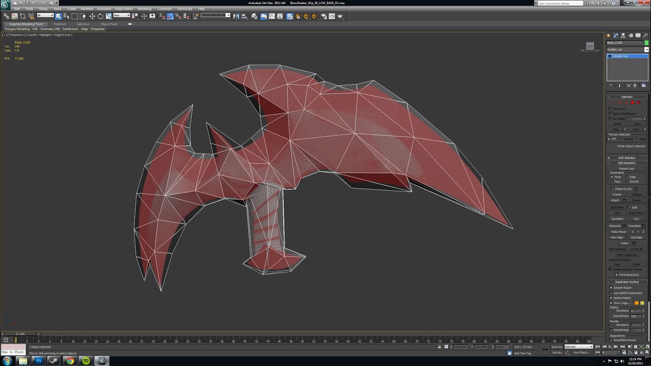 Cage Creation - Baking 3dsmax and Xnormal