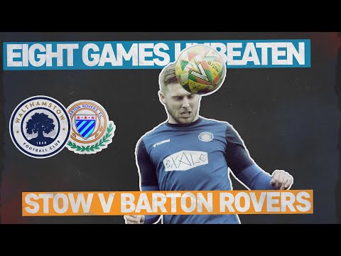 EIGHT GAMES UNBEATEN - Walthamstow 1-1 Barton Rovers