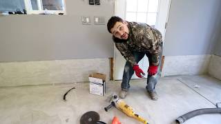 DIY concrete grinding for my garage!!!