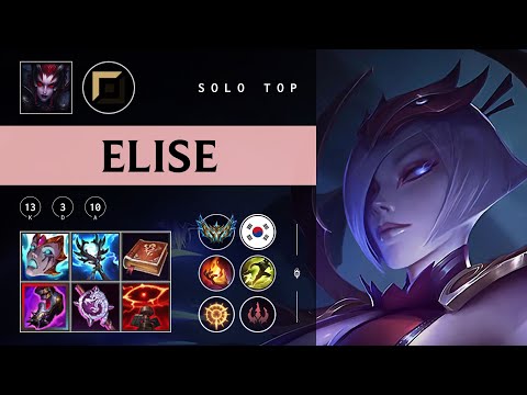 Elise Top vs Rek'Sai - KR Challenger Patch 25.23