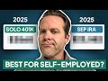 Solo 401k Vs SEP IRA What Is The Best Self Employed Retirement Plan