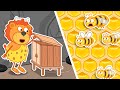 Lion Family | House For Bees | Cartoon For Kids