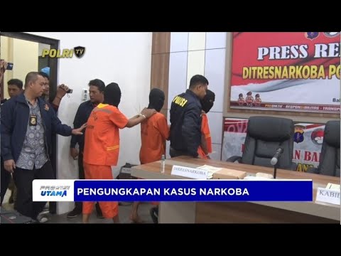 POLDA KALTIM RILIS KASUS NARKOBA SABU 10,4 KG