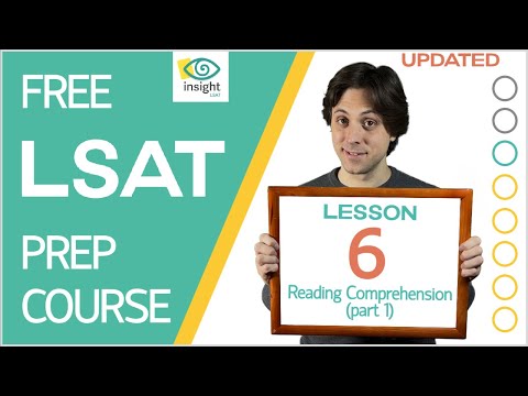 Lesson 6: LSAT Reading Comprehension (Part 1)