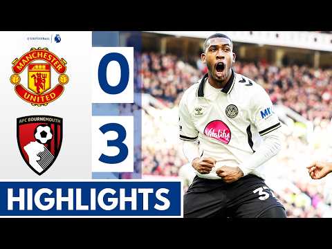 Manchester United vs Bournemouth 0-3 HIGHLIGHTS - Evanilson & Tavernier Goals! - Premier League 2026