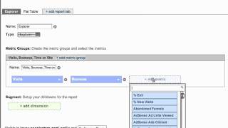 Custom Reports in Google Analytics