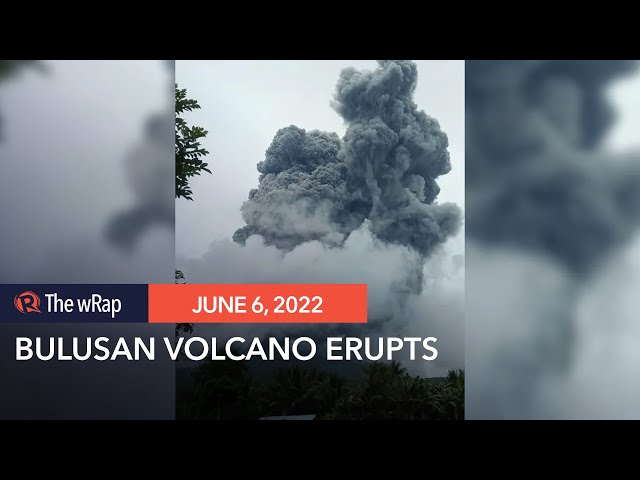 Bulusan Volcano under Alert Level 1 due to phreatic eruption