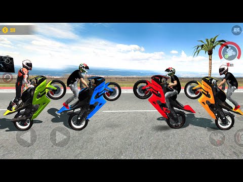 Xtreme Motorbikes stunts Motor Racing Bike - Bike Driving Games Android Gameplay #1 [HD]