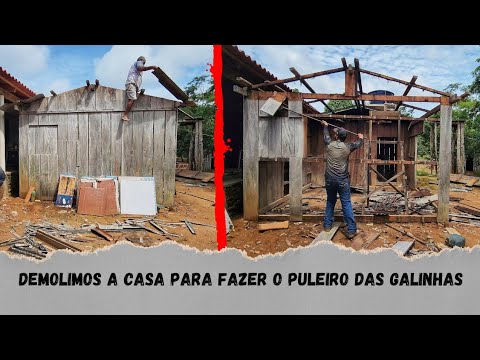 DERRUBAMOS UMA CASA PARA CONSTRUIR OUTRA, VAMOS REUTILIZAR AS TÁBUAS 
