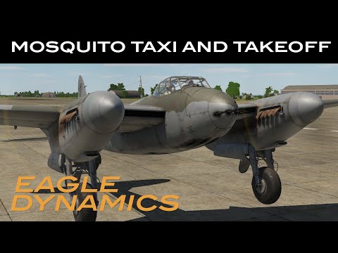 DCS Mosquito VI | Taxi and Take-off