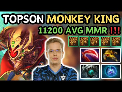 🔥 TOPSON MONKEY KING Midlane Gameplay 11K MMR 🔥 Signature Hero Grandmaster Tier TOPSON - Dota 2