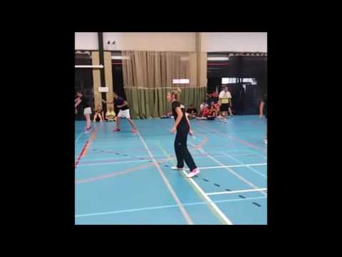 Trickshot Sabine Devooght (top player from Belgium)