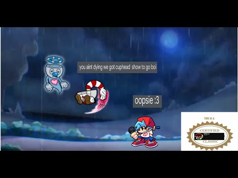 fnf indie cross but cuphead parry MUGMAN