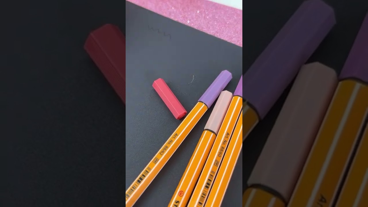 QUAL CANETA ESCREVE EM FOLHA PRETA VEM DESCOBRIR | Bia Winston #shorts