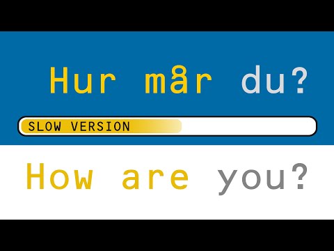 Learn Swedish for beginners! Learn important Swedish words, phrases & grammar - fast! Video