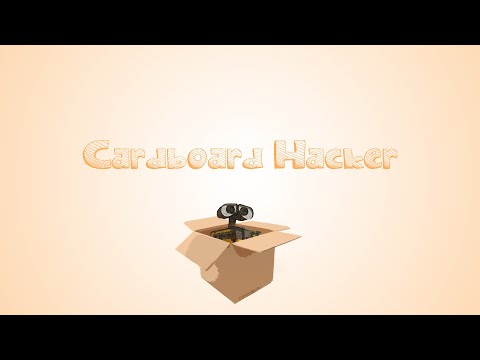 Cardboardhacker Robot Designing Live Stream