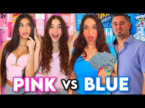 NO BUDGET SHOPPING IN ONLY PINK VS BLUE💗🩵