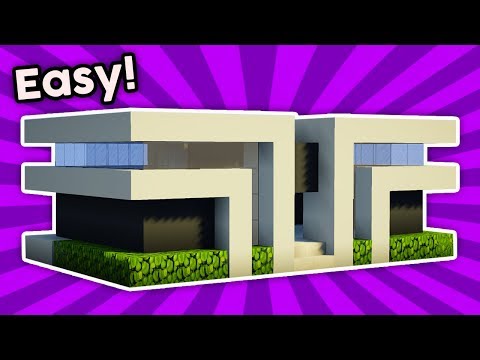 Minecraft : How To Build a Easy Small Modern House Tutorial [#5] (PC/XboxOne/PS4/PE/Xbox360/PS3)