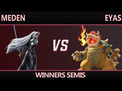 Meden (Sephiroth) vs Eyas (Bowser) - Get Wrecked 1 Losers Semis